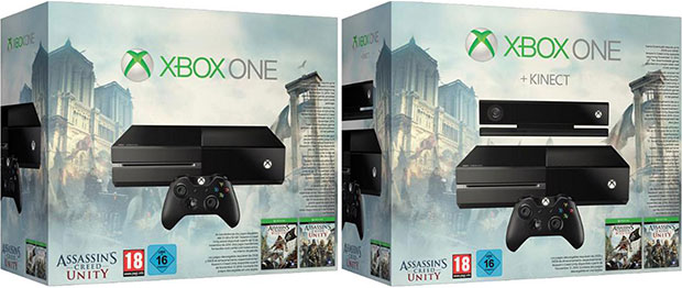 Xbox One ve Assassin's Creed: Unity bir arada Xbox One ve Assassin's Creed: Unity bir arada