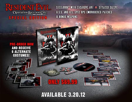 Operation Raccoon City'den özel sürüm Operation Raccoon City'den özel sürüm