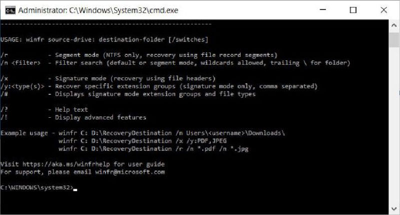 Microsoft Windows 10 için dosya kurtarma programı yayınladı - 2 Microsoft Windows 10 için dosya kurtarma programı yayınladı - 2