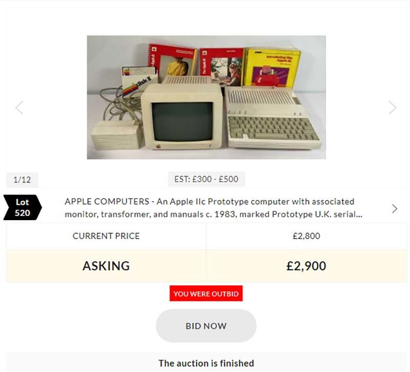 Apple 2 Prototip Bilgisayar Açık Artırmada Satıldı Apple 2 Prototip Bilgisayar Açık Artırmada Satıldı