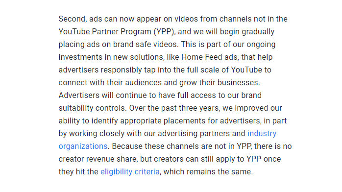 Youtube artık bütün videolarda reklam gösterecek Youtube artık bütün videolarda reklam gösterecek