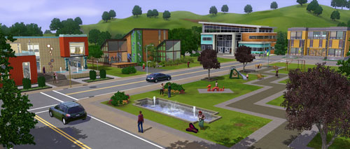 The Sims 3: Town Life Stuff ile yeni şehirler The Sims 3: Town Life Stuff ile yeni şehirler