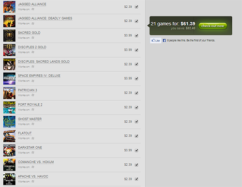 GOG.com'dan indirimli yeni bir kült listesi GOG.com'dan indirimli yeni bir kült listesi