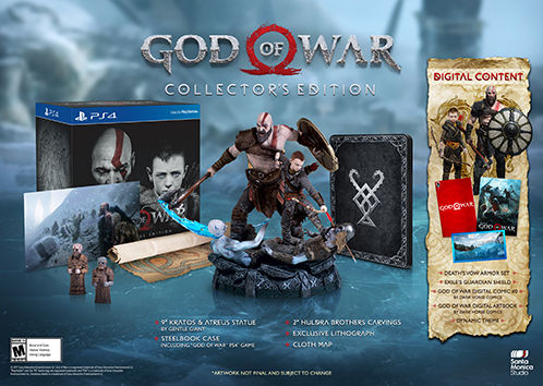 God of War'un özel sürümlerinde neler ile karşılaşacağız? God of War'un özel sürümlerinde neler ile karşılaşacağız?