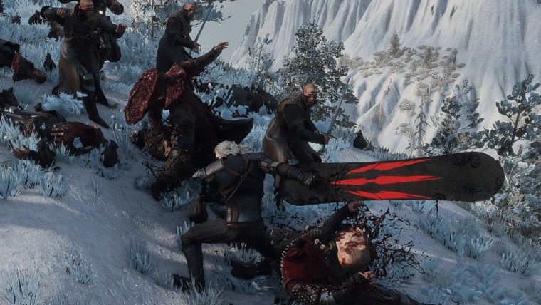 Bu The Witcher 3 modu ile Geralt snowboard yapabiliyor Bu The Witcher 3 modu ile Geralt snowboard yapabiliyor