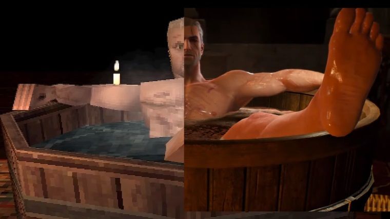 Witcher 3 PS1 oyunu olsaydı işte böyle görünürdü Witcher 3 PS1 oyunu olsaydı işte böyle görünürdü