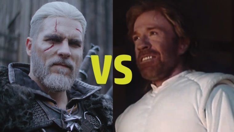 Rivialı Geralt bu sefer de Chuck Norris'e karşı Rivialı Geralt bu sefer de Chuck Norris'e karşı