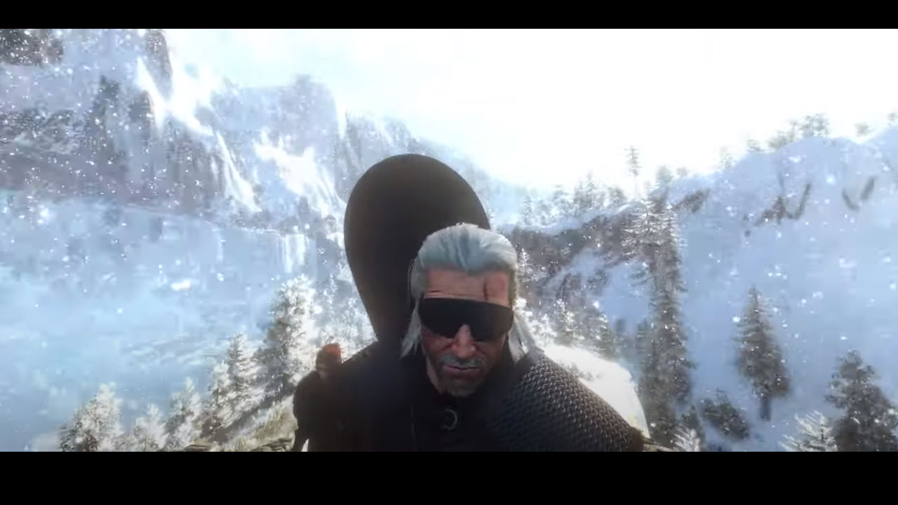 Bu The Witcher 3 modu ile Geralt snowboard yapabiliyor Bu The Witcher 3 modu ile Geralt snowboard yapabiliyor
