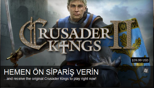 Crusader Kings 2'nin Steam'den ön siparişi başladı Crusader Kings 2'nin Steam'den ön siparişi başladı