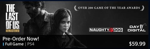 The Last of Us: Remastered, PS4 için gözüktü! The Last of Us: Remastered, PS4 için gözüktü!