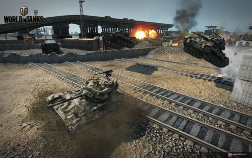 World of Tanks'ın artık yarış modu var World of Tanks'ın artık yarış modu var
