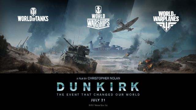 Wargaming, Dunkirk filmi ile partnerlik sağlandığını duyurdu Wargaming, Dunkirk filmi ile partnerlik sağlandığını duyurdu