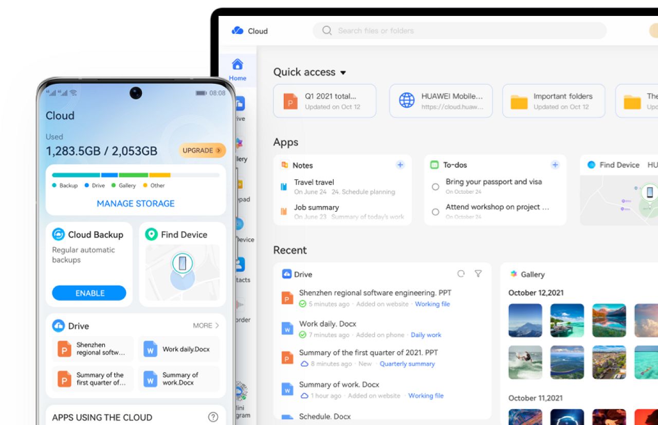 HUAWEI Mobile Cloud hizmeti kullanıma sunuldu HUAWEI Mobile Cloud hizmeti kullanıma sunuldu