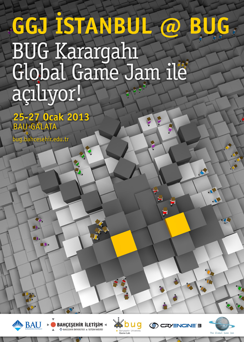 BUG Karargahı Global Game Jam İstanbul ile açılıyor! BUG Karargahı Global Game Jam İstanbul ile açılıyor!