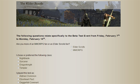 Elder Scrolls Online hakkındaki fikirlerinizi dile getirme zamanı Elder Scrolls Online hakkındaki fikirlerinizi dile getirme zamanı