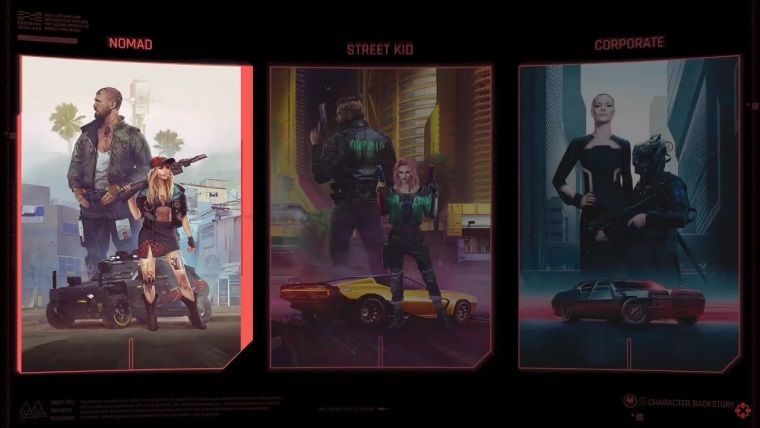 Cyberpunk 2077 Nomad, Street Kid ve Corpo seçimleri Cyberpunk 2077 Nomad, Street Kid ve Corpo seçimleri