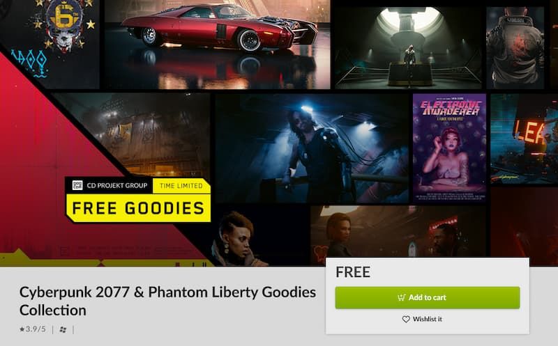 Cyberpunk 2077: Phantom Liberty Goodies Collection GoG'da ücretsiz oldu Cyberpunk 2077: Phantom Liberty Goodies Collection GoG'da ücretsiz oldu