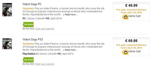 Watch Dogs'ın çıkış tarihi listelendi! Watch Dogs'ın çıkış tarihi listelendi!