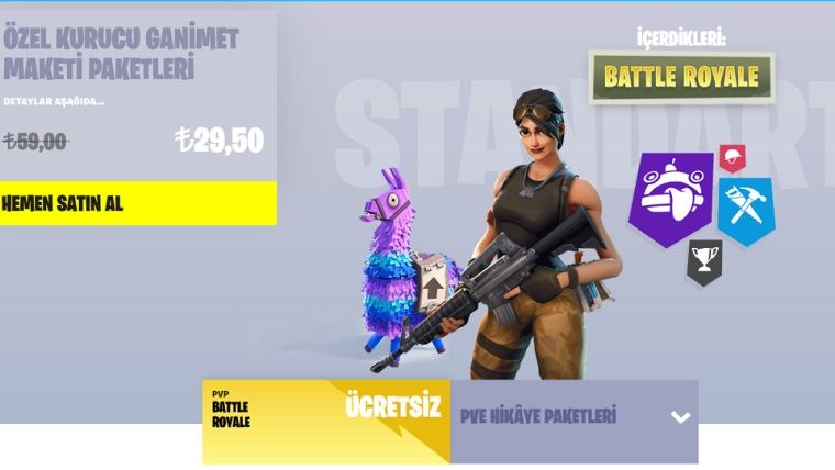 Fortnite'ın Dünyayı Kurtar moduna %50 indirim geldi Fortnite'ın Dünyayı Kurtar moduna %50 indirim geldi