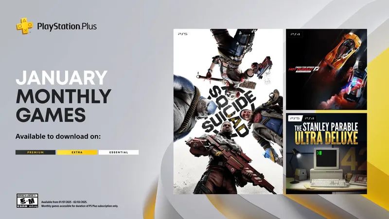 PlayStation Plus Ocak 2025 Oyunları Duyuruldu PlayStation Plus Ocak 2025 Oyunları Duyuruldu