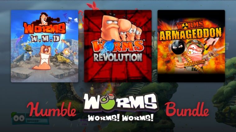 Worms oyunları Humble Bundle indirimlerinde Worms oyunları Humble Bundle indirimlerinde