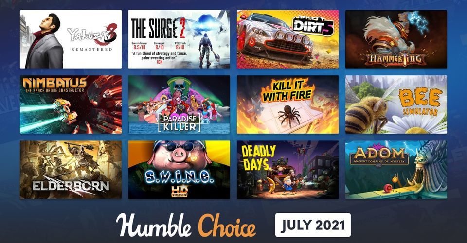 Humble Choice Temmuz 2021 oyunları açıklandı Humble Choice Temmuz 2021 oyunları açıklandı