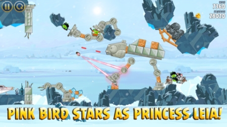 Angry Birds’ün Hoth çıkartması Angry Birds’ün Hoth çıkartması