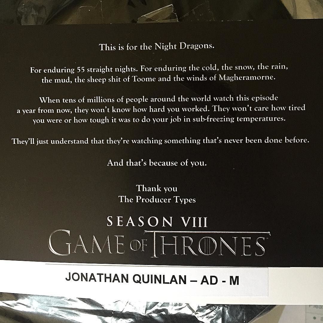 Game of Thrones'un 8.sezon savaş sahnesi tam 55 günde çekilmiş! Game of Thrones'un 8.sezon savaş sahnesi tam 55 günde çekilmiş!