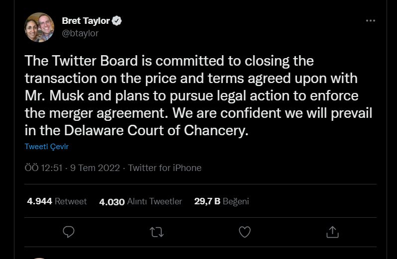 Elon Musk Twitter satın alımı planından vazgeçmeyi planlıyor Elon Musk Twitter satın alım
