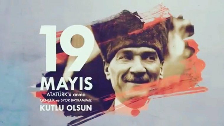 19 Mayıs Atatürk'ü Anma Gençlik ve Spor Bayramımız Kutlu Olsun! 19 Mayıs Atatürk'ü Anma Gençlik ve Spor Bayramımız Kutlu Olsun!