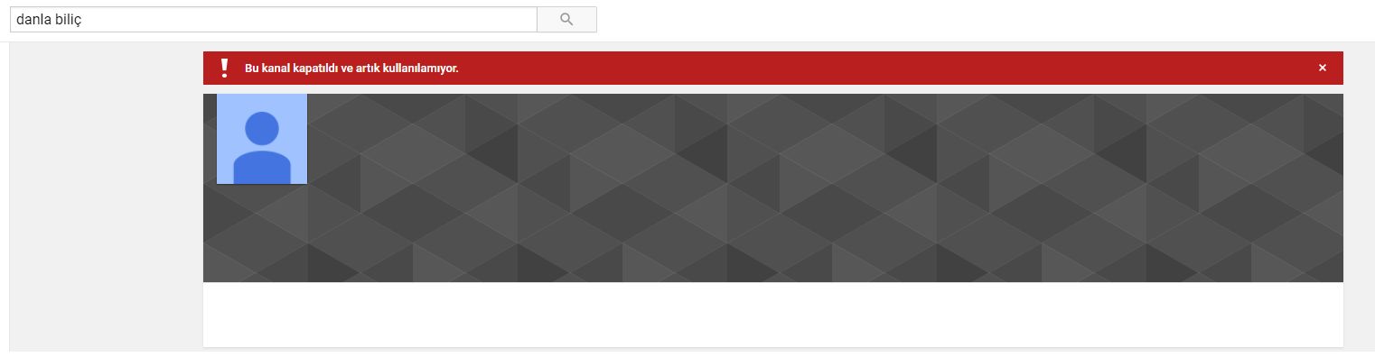 Danla Biliç'in neredeyse 2 milyon Youtube kanalı nedensiz kapandı - 1 Danla Biliç'in neredeyse 2 milyon Youtube kanalı nedensiz kapandı - 1