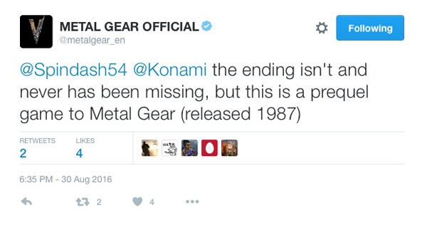 Konami'den MGSV'in 51. görevi için açıklama geldi - 2 Konami'den MGSV'in 51. görevi için açıklama geldi - 2