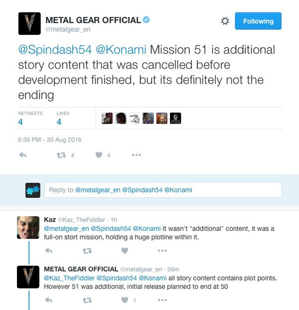 Konami'den MGSV'in 51. görevi için açıklama geldi - 3 Konami'den MGSV'in 51. görevi için açıklama geldi - 3