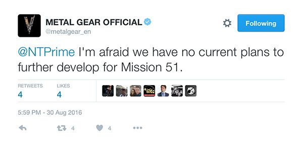 Konami'den MGSV'in 51. görevi için açıklama geldi - 5 Konami'den MGSV'in 51. görevi için açıklama geldi - 5