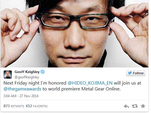 Metal Gear Online, The Game Awards'da gösterilecek! Metal Gear Online, The Game Awards'da gösterilecek!