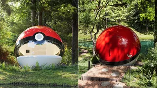 Japonya’da İçinde Uyuyabileceğiniz Dev Bir Poke Ball Var