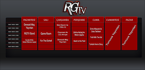 Türkiye’nin İlk Online Oyun Kanalı RGTV Geliyor! Türkiye’nin İlk Online Oyun Kanalı RGTV Geliyor!