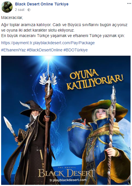 Black Desert Online Türkiye için iki yeni karakter geldi Black Desert Online Türkiye için iki yeni karakter geldi