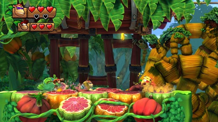 Donkey Kong Country: Tropical Freeze'deki DK ailesi tanıtıldı Donkey Kong Country: Tropical Freeze'deki DK ailesi tanıtıldı