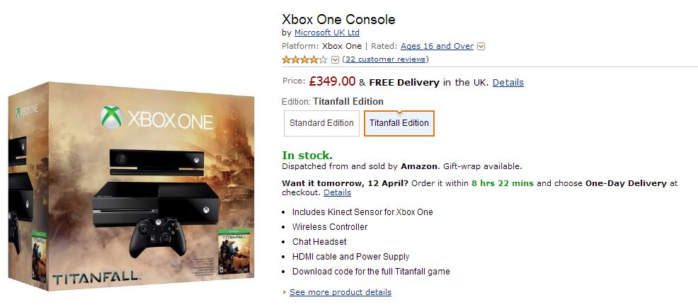 Titanfall Xbox One paketinin fiyatı düştü! Titanfall Xbox One paketinin fiyatı düştü!
