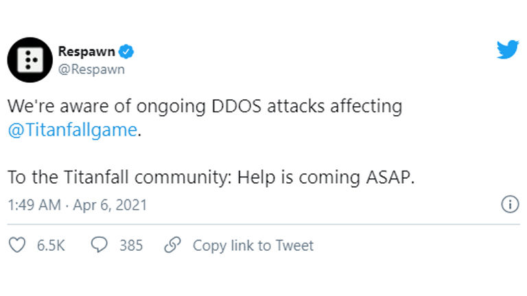 Titanfall sunucuları DDOS saldırısı altında Titanfall sunucuları DDOS saldırısı altında