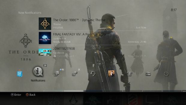 Playstation 4'ün yeni dinamik teması The Order: 1886 oldu - 2
