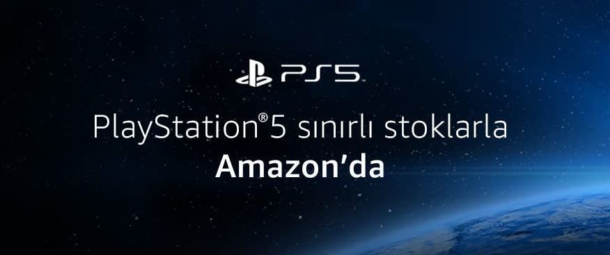 Playstation 5 bugün amazon.com.tr'de satışa çıkıyor Playstation 5 bugün amazon.com.tr'de satışa çıkıyor