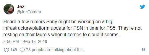 PlayStation 5'te PSN'e büyük bir altyapı güncellemesi gelebilir PlayStation 5'te PSN'e büyük bir altyapı güncellemesi gelebilir