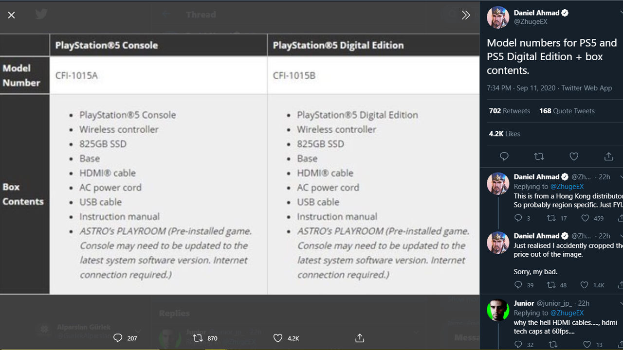 PlayStation 5 kutu içeriği sızdırıldı PlayStation 5 kutu içeriği sızdırıldı