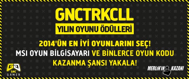 2014'ün en iyi oyunlarını belirleyeceğiniz ödüllü anketimiz başladı! 2014'ün en iyi oyunlarını belirleyeceğiniz ödüllü anketimiz başladı!