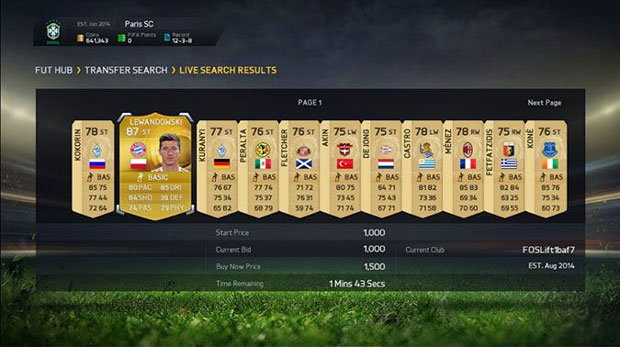 FIFA 15 Ultimate Team'de kısa yoldan para kazanma teknikleri - 1 FIFA 15 Ultimate Team'de kısa yoldan para kazanma teknikleri - 1