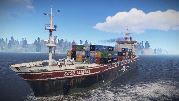 Rust'a gelen kocaman bir gemi oyunculara erzak sağlayacak Rust'a gelen kocaman bir gemi oyunculara erzak sağlayacak