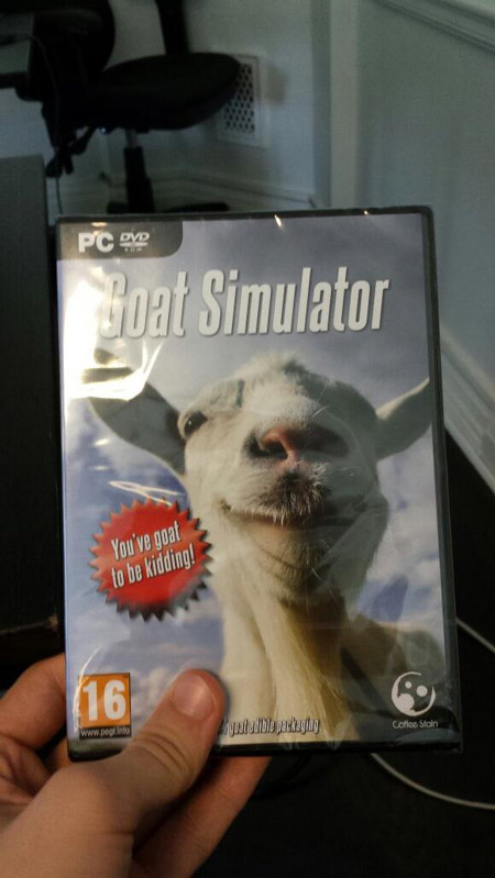 Kutulu Goat Simulator göründü Kutulu Goat Simulator göründü