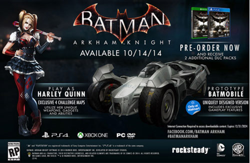 Batman Arkham Knight hakkında yeni bilgiler Batman Arkham Knight hakkında yeni bilgiler